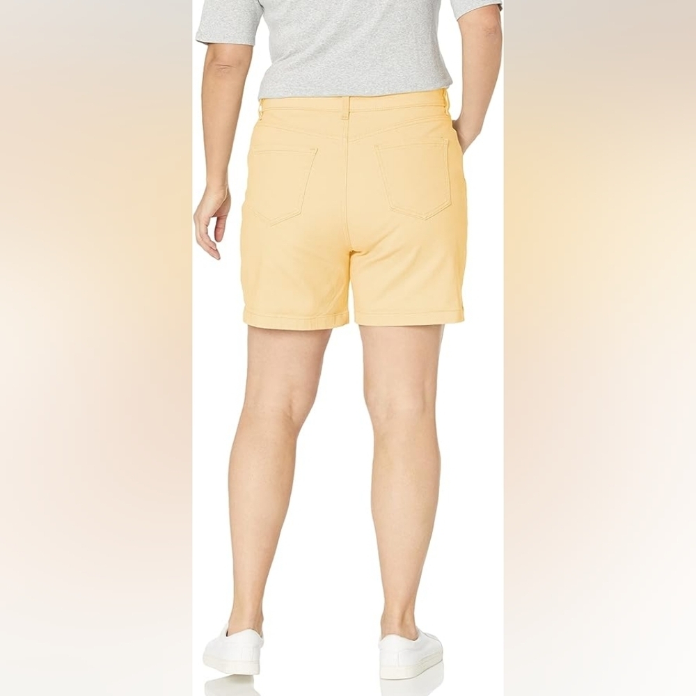 💠GLORIA VANDERBILT All Around Slimming Effect Shorts Amanda Womens Size 16 - Picture 2 of 12